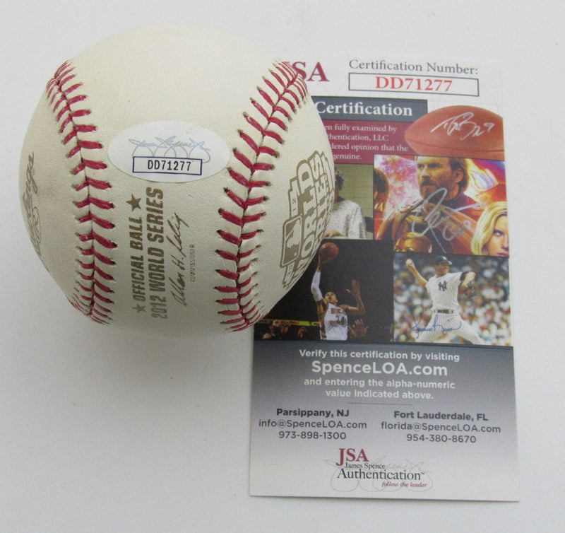 Anibal Sanchez Signed/Autographed 2012 WS Baseball Detroit Tigers JSA 194346