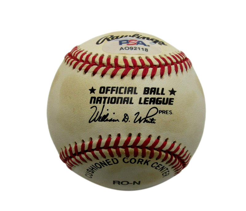 Willie McCovey HOF Signed/Autographed ONL Baseball Giants PSA/DNA 194386
