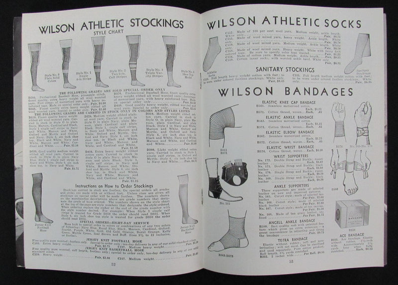 1935 Wilson Spring & Summer Sports Equipment Catalog 193501