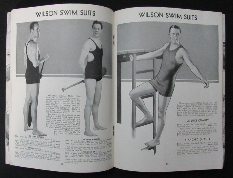 1933 Wilson Spring & Summer Sports Equipment Catalog 193855