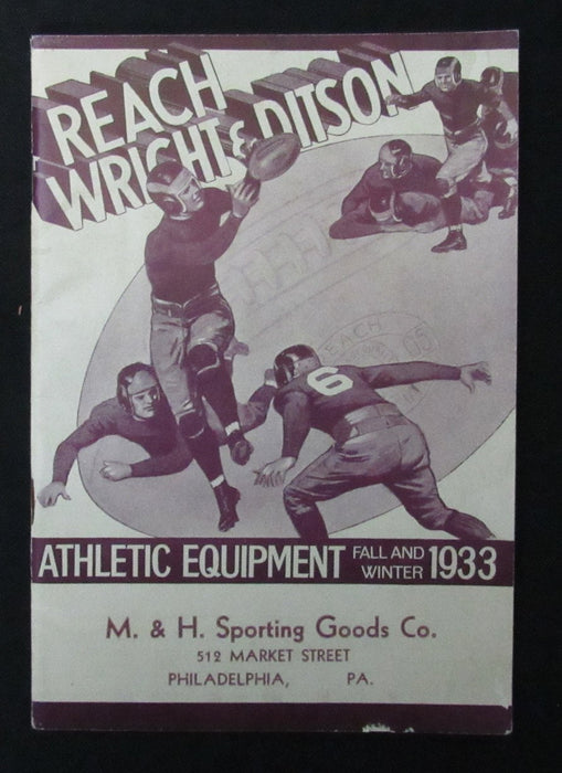 1933 Reach, Wright, & Ditson Fall and Winter Athletic Equipment Catalog 193863
