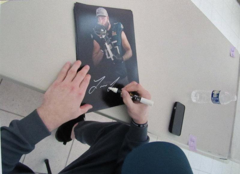 Lane Johnson Philadelphia Eagles Autographed 11x14 Photo PSA/DNA 194321