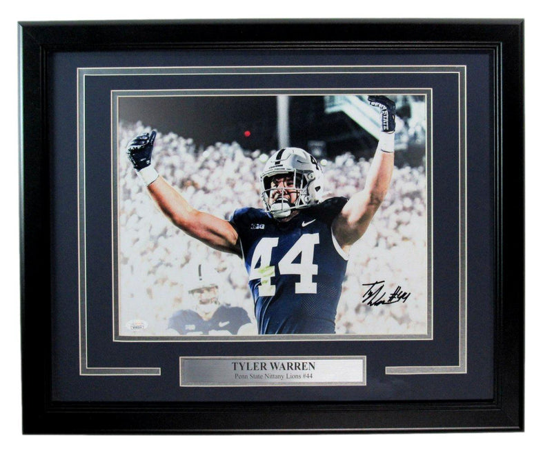 Tyler Warren Signed/Autographed 11x14 Photo Penn State Framed JSA 194419