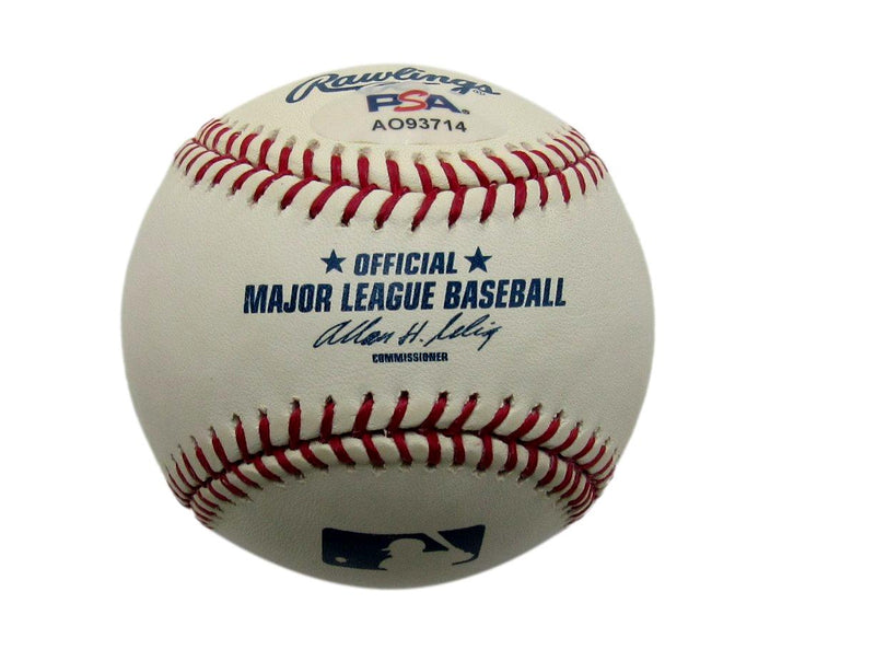 Chase Utley Signed/Autographed OML Baseball Philadelphia Phillies PSA/DNA 194393