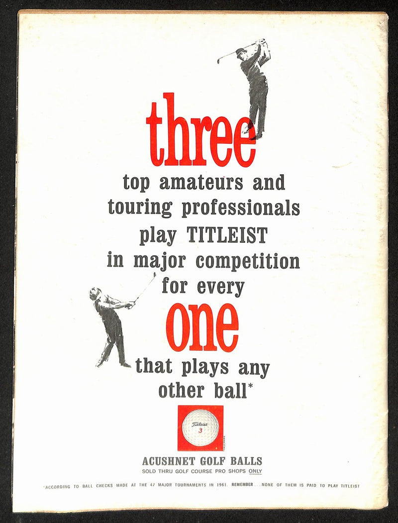 Arnold Palmer Signed/Autographed Sep 1962 Golf Digest NOLABEL JSA 194964