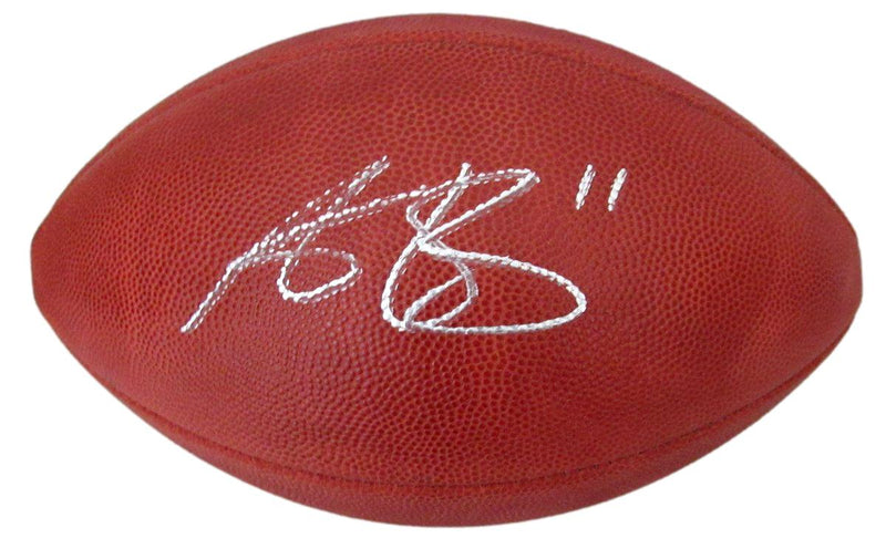 A.J. Brown Signed/Auto Super Bowl LIX Logo Duke Football Eagles Beckett 195541