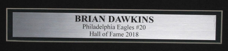 Brian Dawkins HOF Signed 16x20 Photo Philadelphia Eagles Framed PSA/DNA 195525
