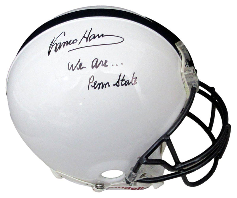 Franco Harris Signed/Inscribed PSU Full Size Proline Football Helmet JSA 195543