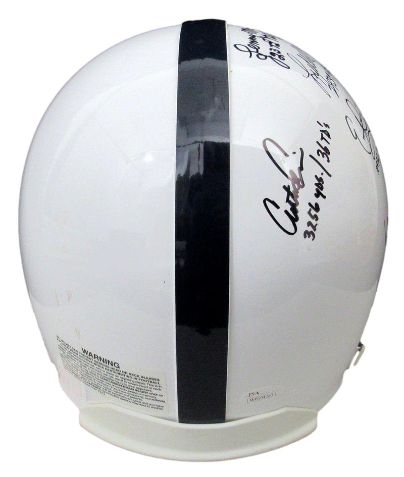 Penn State Multi-Signed/Inscr by 8 Full Size Proline Football Helmet JSA 195542