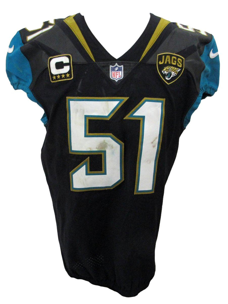 Paul Posluszny Jacksonville Jaguars Game Worn Nike On Field Jersey Prova 195544