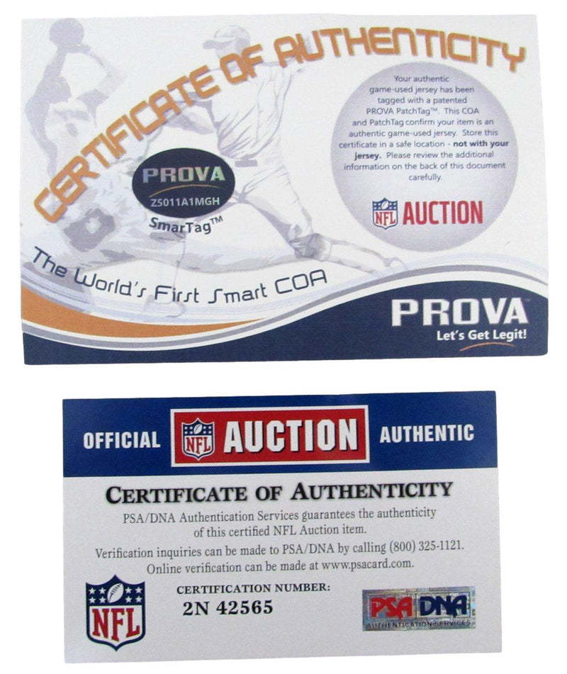 Paul Posluszny Jacksonville Jaguars Game Worn Nike On Field Jersey Prova 195544