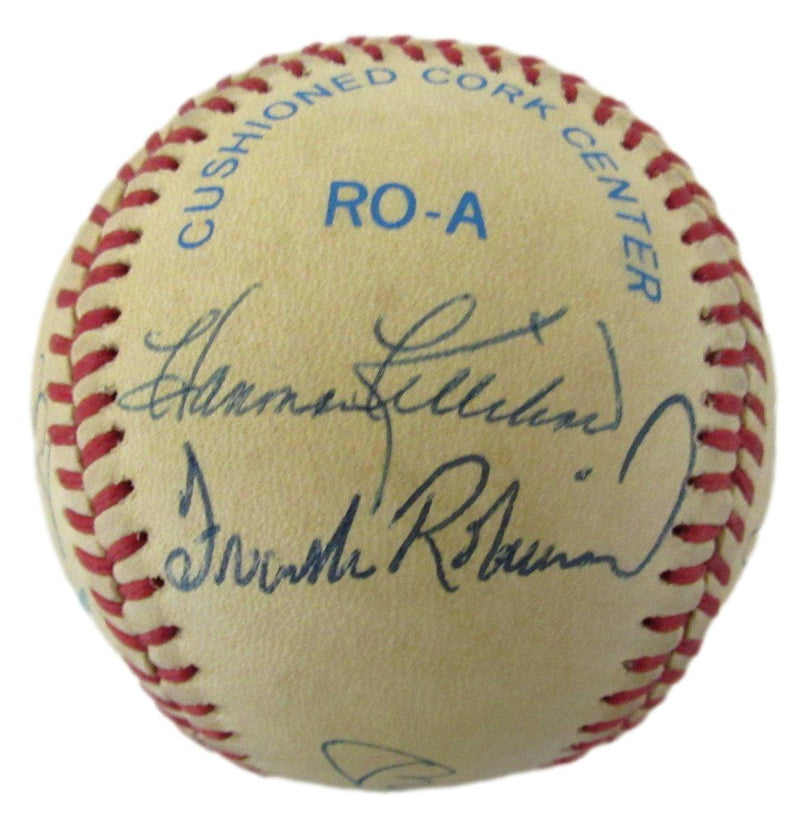 500 Home Run Club Multi Signed by 11 OAL Baseball Mickey Mantle JSA 195548