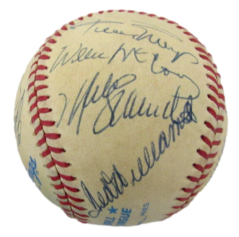 500 Home Run Club Multi Signed by 11 OAL Baseball Mickey Mantle JSA 195548