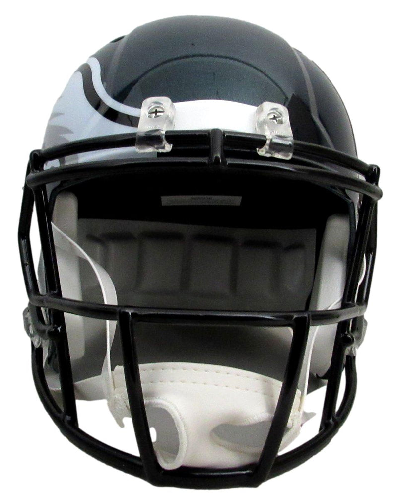 Quinyon Mitchell Signed Full Size Replica SB LIX Champs Helmet Eagles PSA/DNA