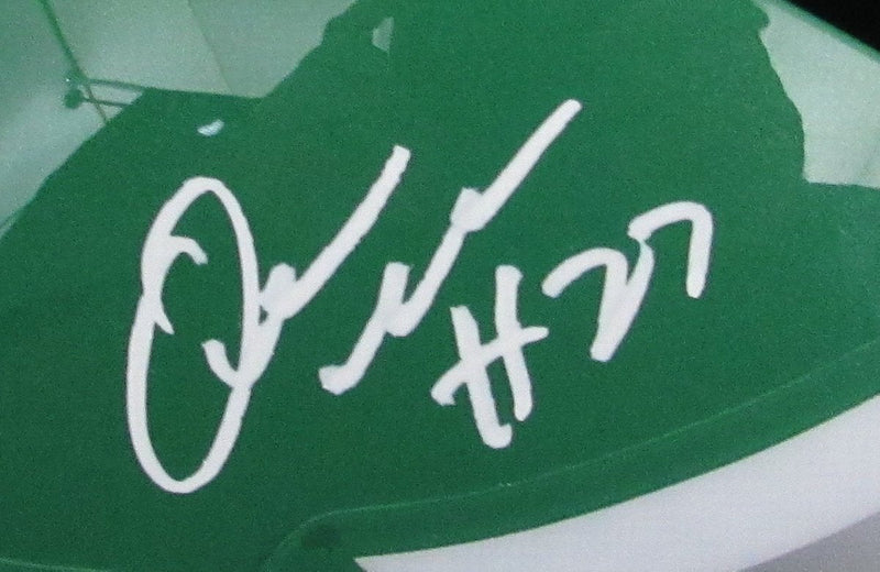 Quinyon Mitchell Signed Kelly Full-Size Replica Helmet Eagles PSA/DNA 195553