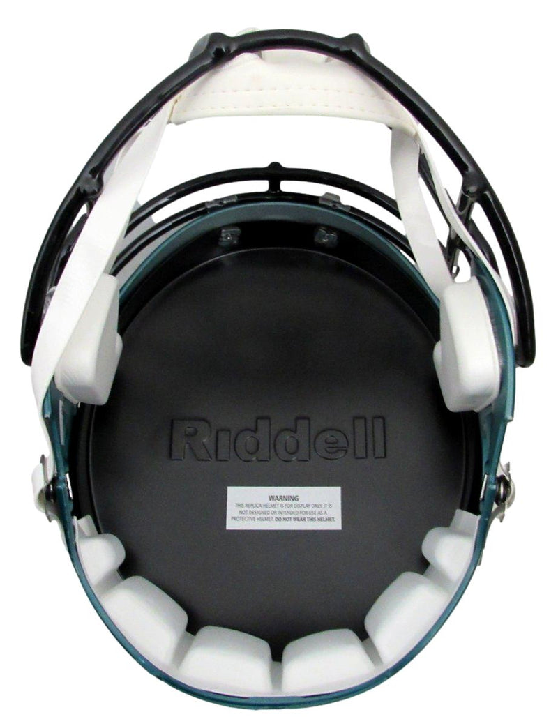 Nakobe Dean Signed Full Size Replica SB LIX Champs Helmet Eagles PSA/DNA 195554