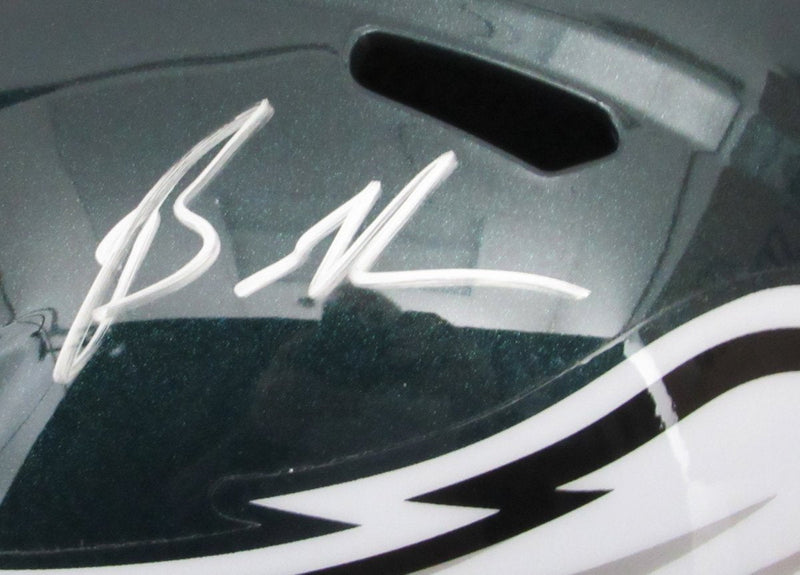 Brandon Graham Signed Green Full Size Speed Replica Helmet Eagles BAS 195559