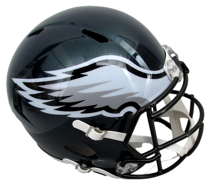 Siriani/Big Dom/Roseman Signed Full Size Replica SB LIX Champs Helmet Eagles BAS