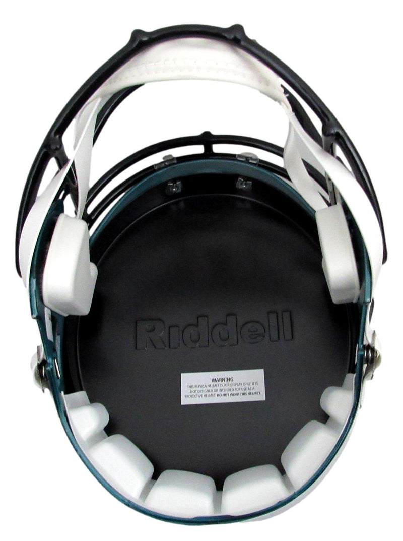Siriani/Big Dom/Roseman Signed Full Size Replica SB LIX Champs Helmet Eagles BAS