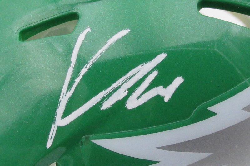Kenny Gainwell Signed/Autographed Kelly-Green Mini Helmet Eagles BAS 192748