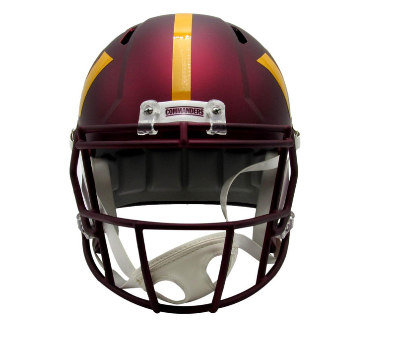 London Fletcher Signed/Auto Speed Full Size Replica Helmet Commanders JSA 194013