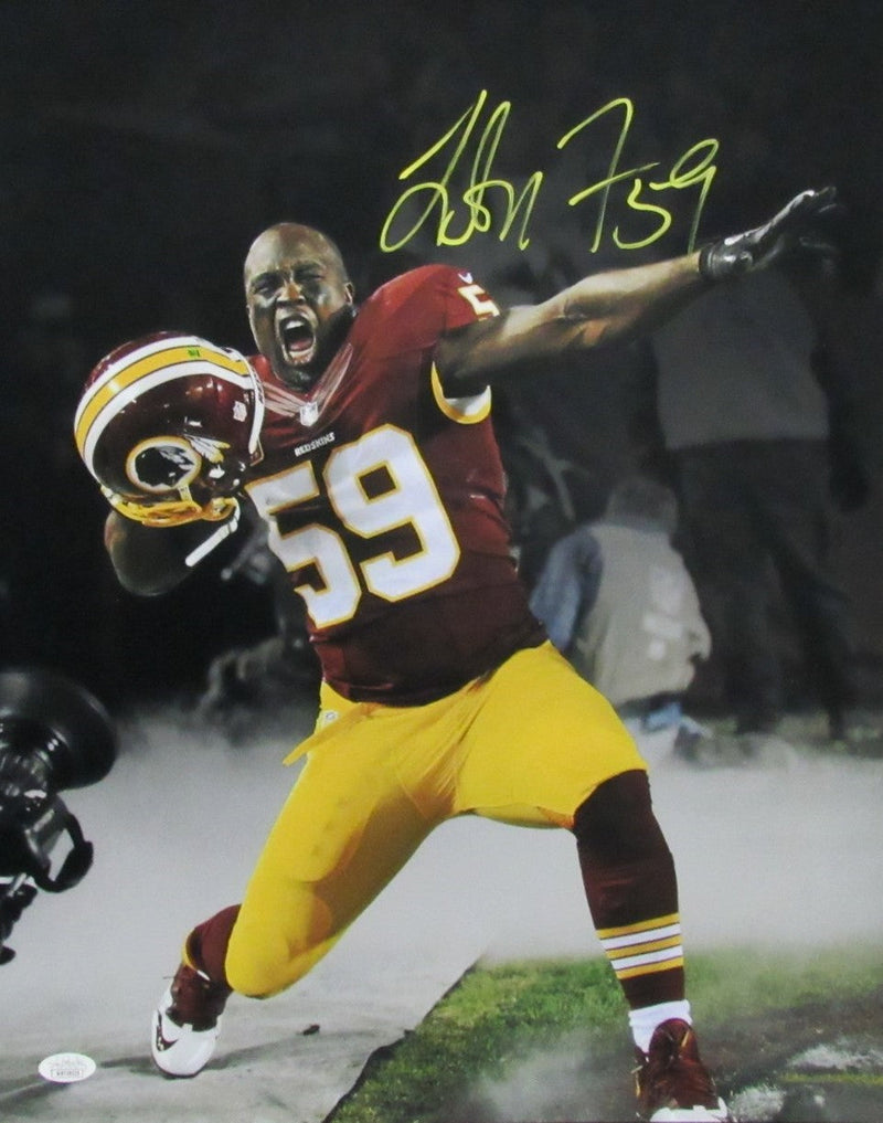 London Fletcher Signed/Autographed 16x20 Photo Commanders JSA 194016