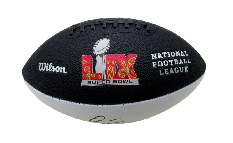 Quinyon Mitchell Signed/Auto Super Bowl LIX Logo Football Eagles PSA 193557