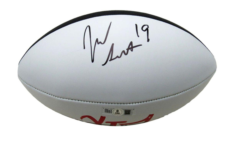 Josh Sweat Signed/Autographed Super Bowl LIX Logo Football Eagles Beckett 193558