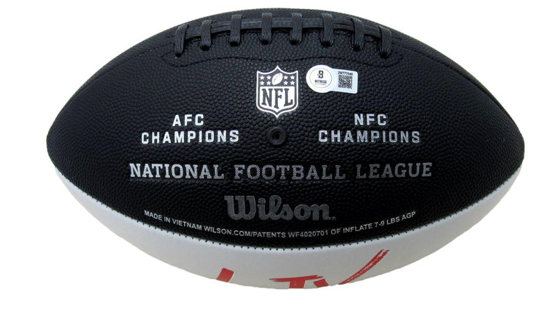Brandon Graham Signed/Auto Super Bowl LIX Logo Football Eagles Beckett 193561