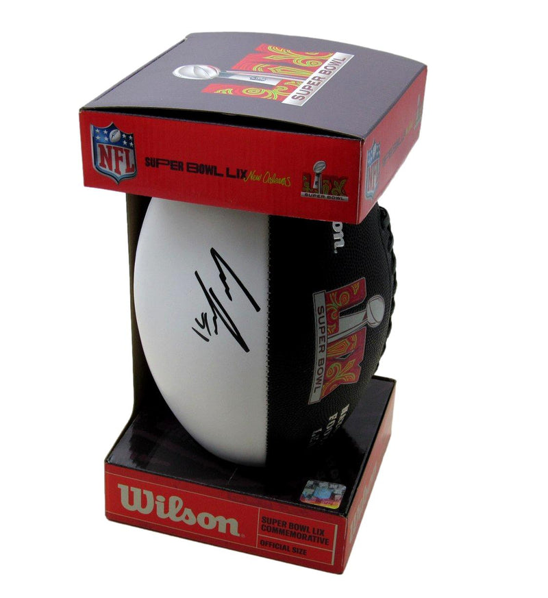 Cam Jurgens Signed/Auto Super Bowl LIX Logo Football Eagles PSA/DNA 193563