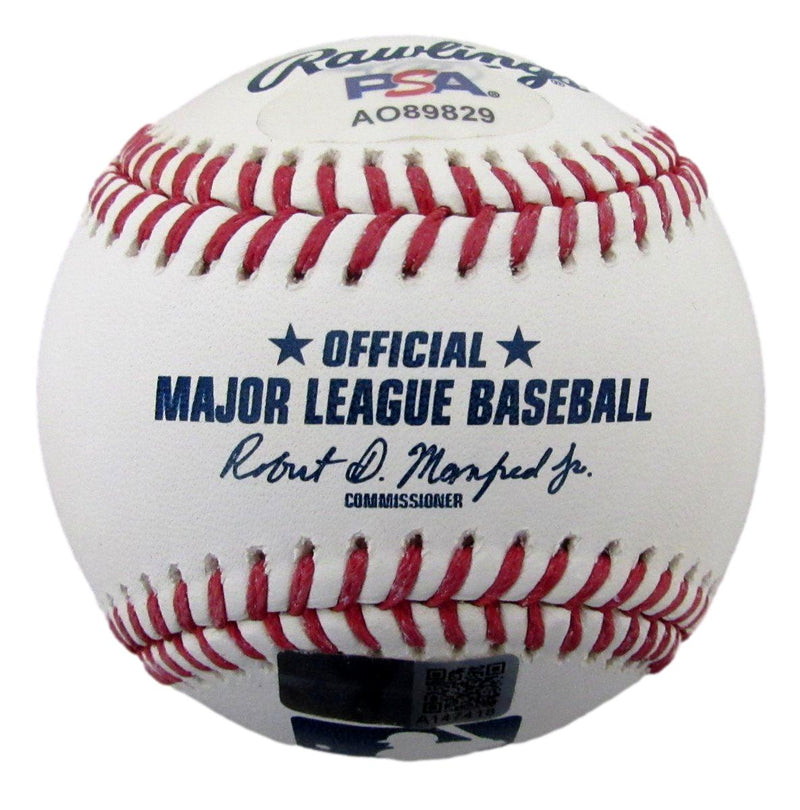 Bernie Williams Signed/Autographed OML Baseball New York Yankees PSA/DNA 194017