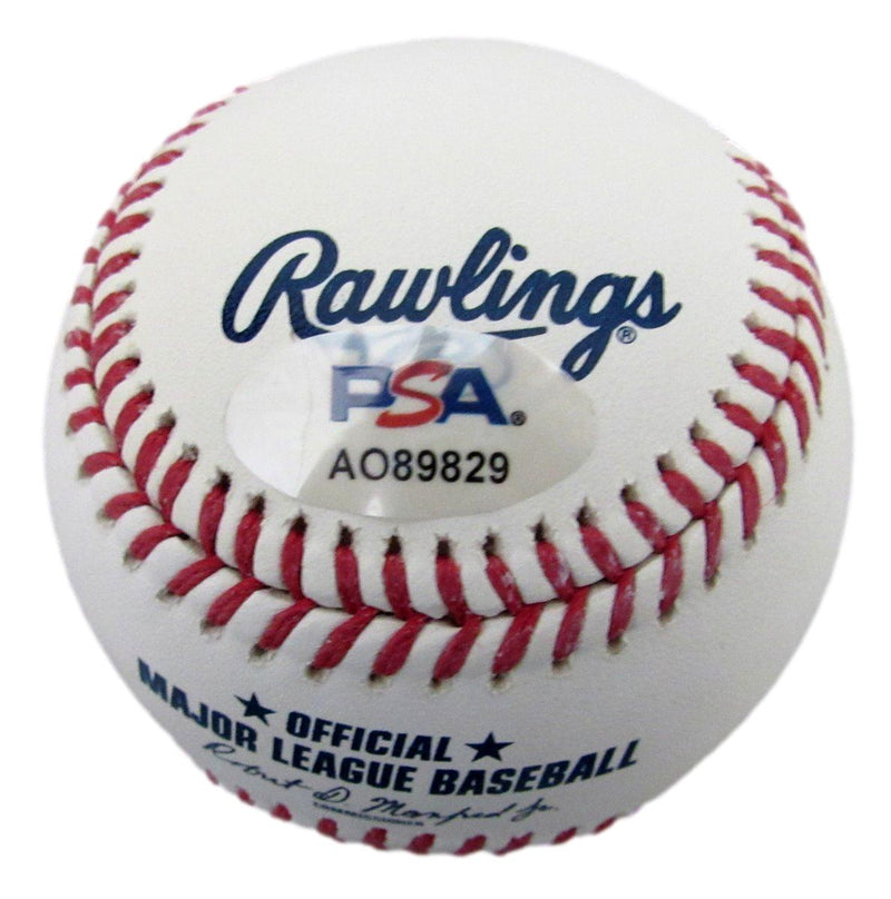 Bernie Williams Signed/Autographed OML Baseball New York Yankees PSA/DNA 194017