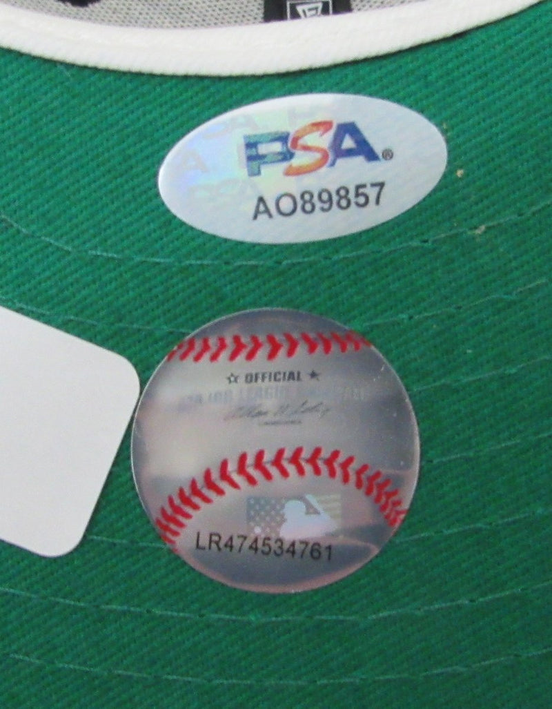 Jeff Bagwell HOF Signed/Inscr New Era Fitted Baseball Hat Astros PSA/DNA 194018