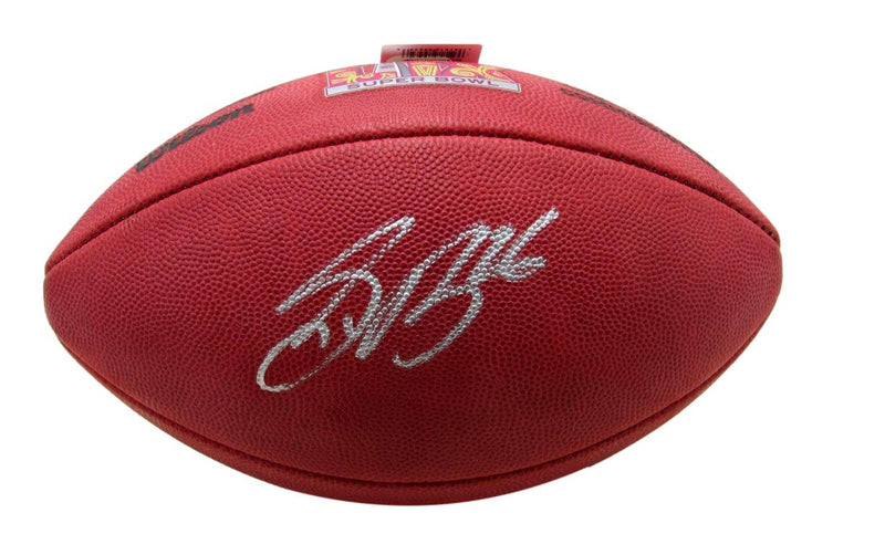 Saquon Barkley Signed Leather Super Bowl 59 Duke Football Eagles PSA/DNA 192782