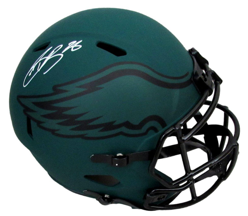 Saquon Barkley Signed/Auto Rave Full Size Replica Helmet Eagles PSA 195212