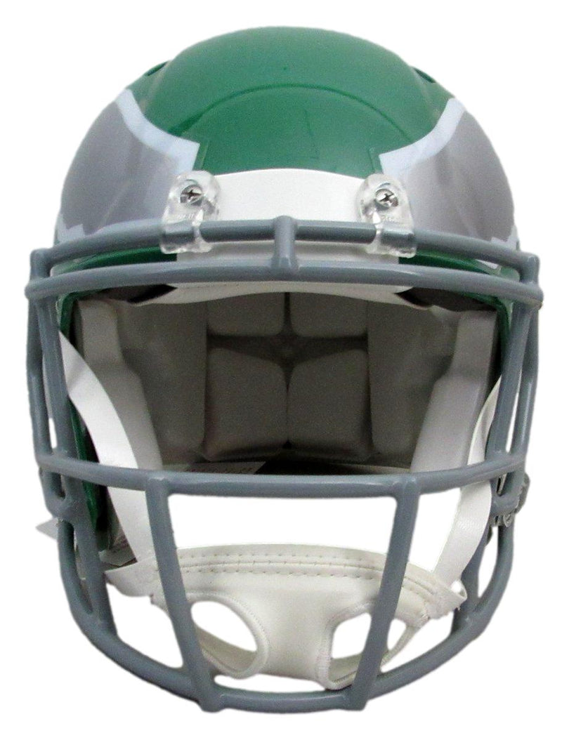 Saquon Barkley Signed Kelly-green Full Size Authentic Helmet Eagles PSA 195216