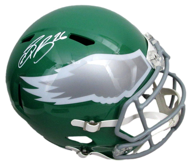 Saquon Barkley Signed Kelly-green Full Size Replica Helmet Eagles PSA 195219