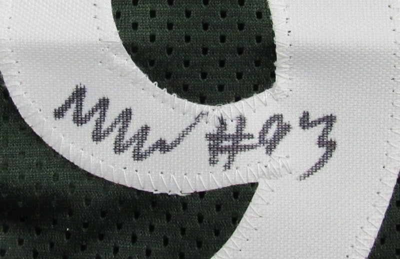 Graham/Williams Dual-Signed Green Custom Football Jersey Eagles Beckett 192788