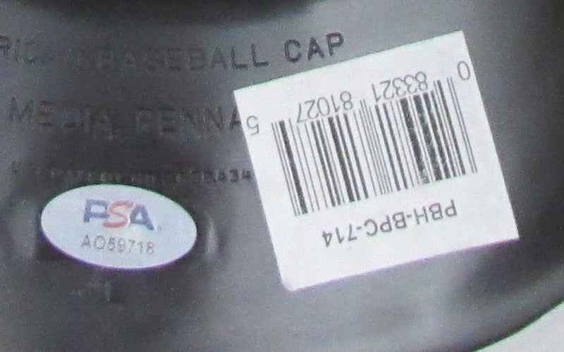 Willie McCovey HOF Signed/Insc Full Size Authentic Batting Helmet Giants PSA 831