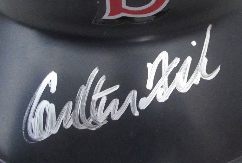 Carlton Fisk HOF Signed Full Size Authentic Batting Helmet Red Sox PSA 192839