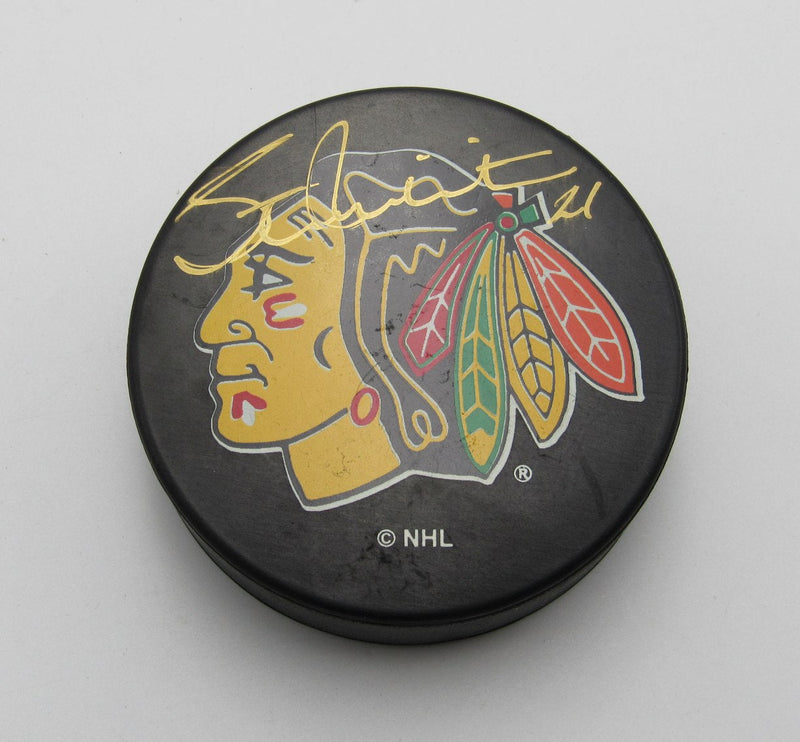 Stan Mikita HOF Signed/Autographed Chicago Black Hawks Hockey Puck PSA 194227
