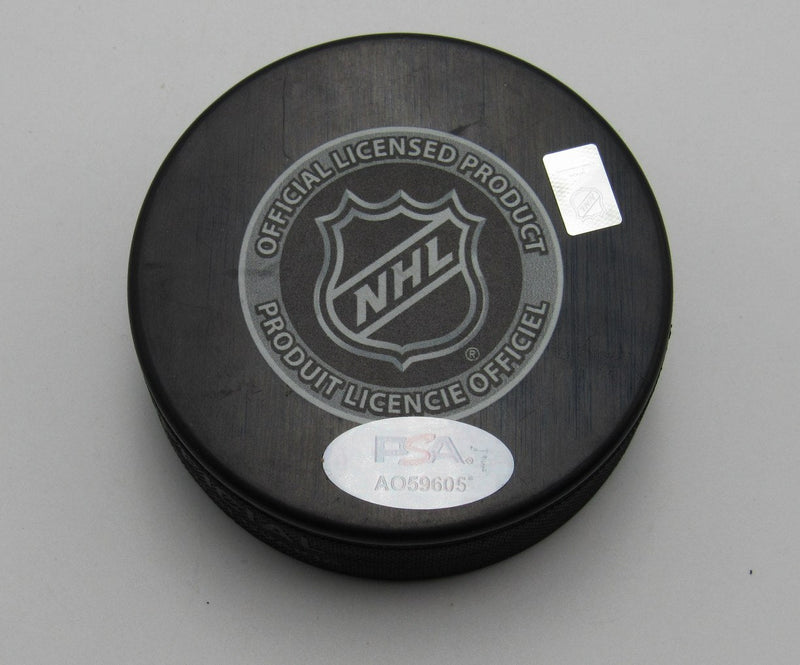 David Pastrňák Signed/Auto 2020 All Star Hockey Puck Boston Bruins PSA 194232