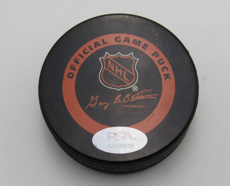Phil Esposito/Bobby Orr HOF Dual-Signed Boston Bruins Official Hockey Puck PSA