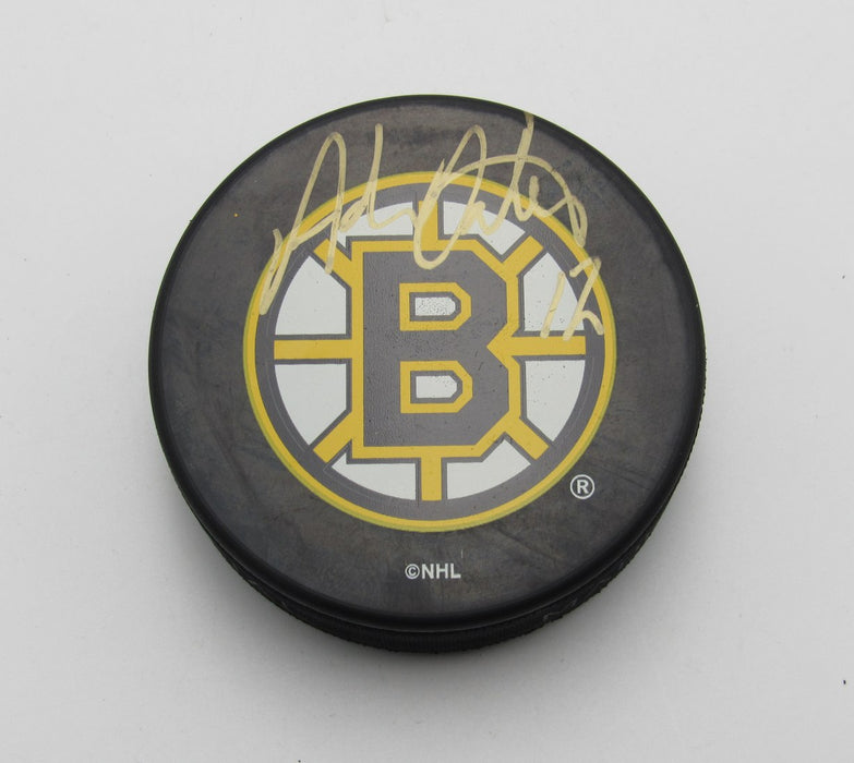 Adam Oates HOF Signed/Autographed Boston Bruins Hockey Puck PSA 194239