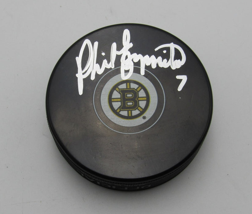 Phil Esposito HOF Signed/Autographed Boston Bruins Hockey Puck PSA 194246