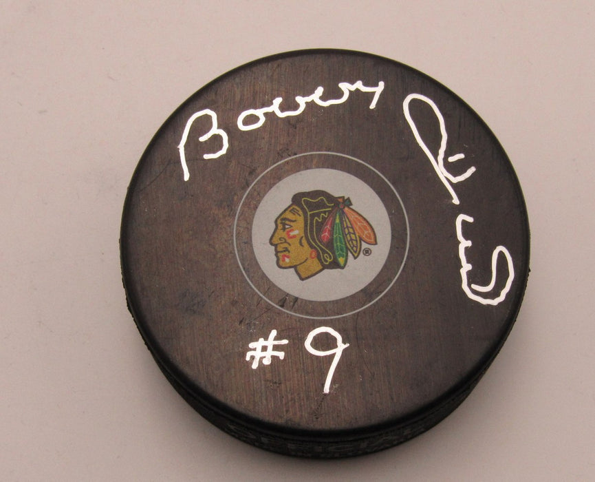 Bobby Hull HOF Signed/Autographed Chicago Black Hawks Hockey Puck PSA 194267