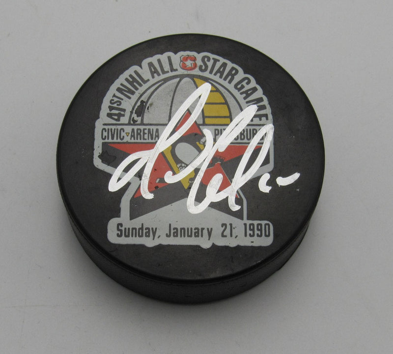 Mario Lemieux HOF Signed/Autographed 1990 All Star Game Hockey Puck PSA 194270