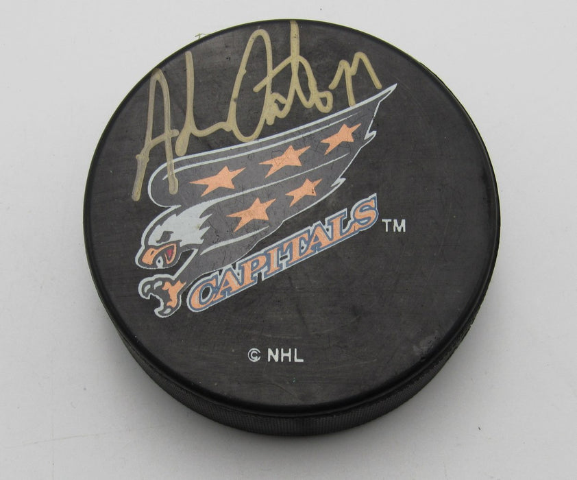 Adam Oates HOF Signed/Autographed Washington Capitals Hockey Puck PSA 194274
