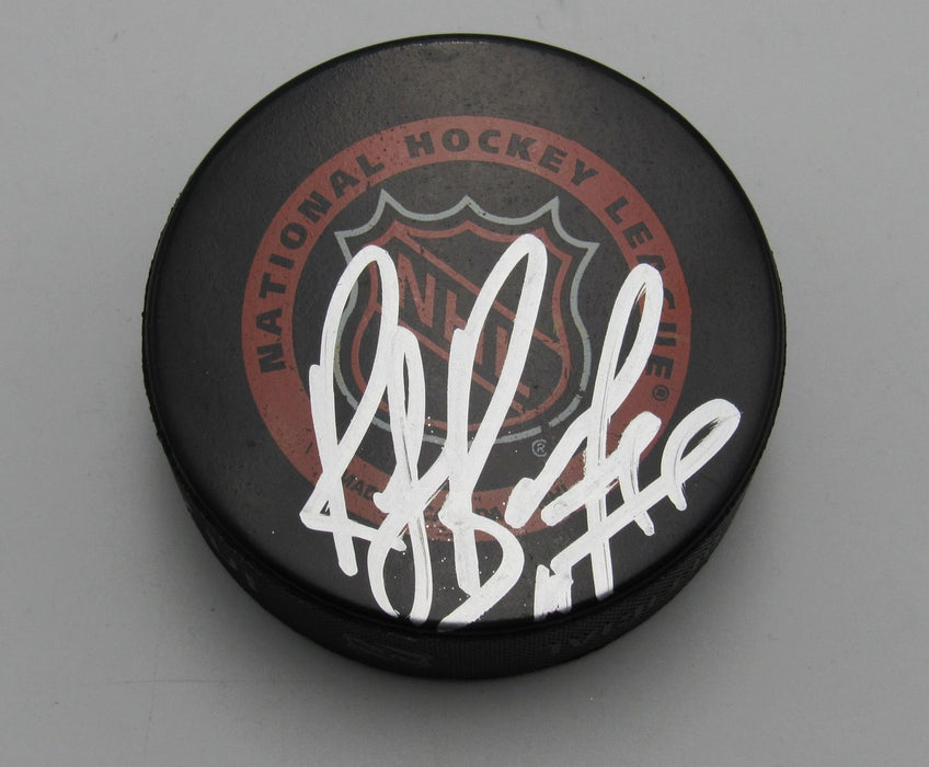 Ray Bourque HOF Signed/Auto Official Game Hockey Puck Boston Bruins PSA 194275