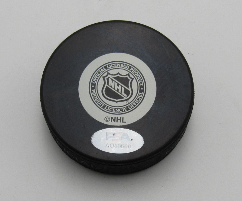 Dave "The Hammer" Schultz Signed Philadelphia Flyers Hockey Puck PSA 194292
